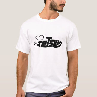 JETSKISのシルエット Tシャツ