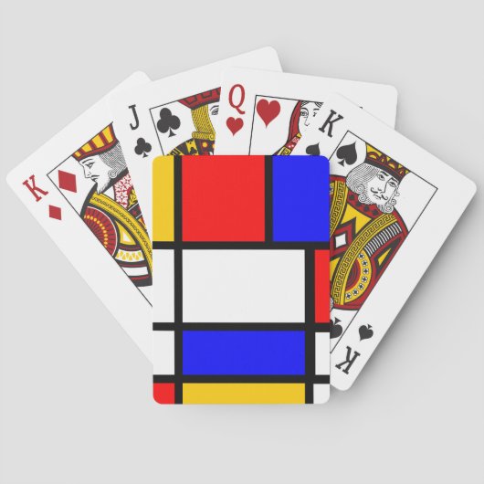 Jeu de carte Mondrian トランプ (裏面)