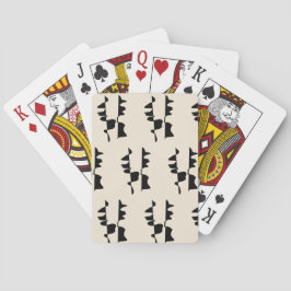 Jeu de Cartes  "Abstrait Dual Face" トランプ