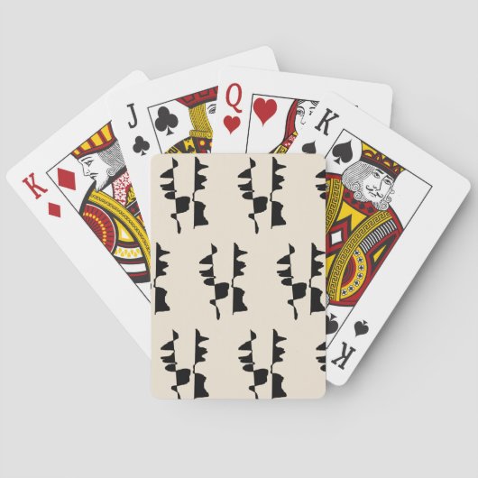 Jeu de Cartes  "Abstrait Dual Face" トランプ (裏面)