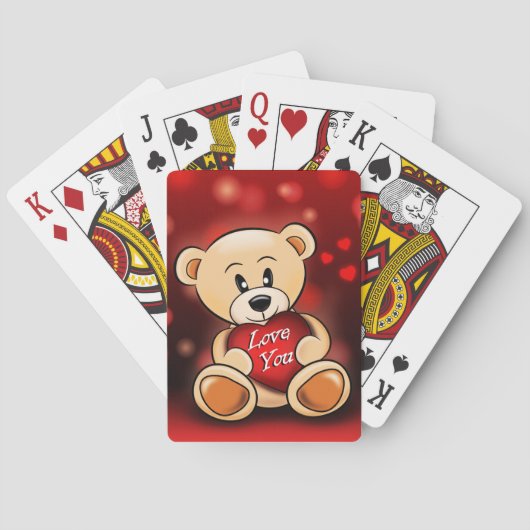 Jeu De Cartes L'ourson t'aime トランプ (裏面)