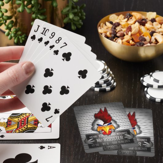 Jeu De Cartes Mr Rooster トランプ (インサイチュ)