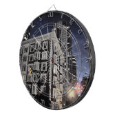 Jeu de fléchettes photo de ville la nuit ダーツボード (正面右)