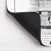 Jeu de Paumeのテニスの王室のなゲーム マウスパッド (コーナー)