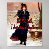 Jeune Elegante En Hiver by Frederick Kaemerer ポスター (正面)