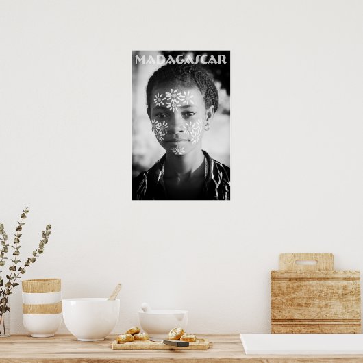 Jeune femme nosybéenne ポスター (キッチン)