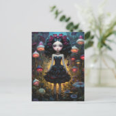 Jeune fille - Champignons ポストカード (スタンド正面)