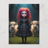 Jeune fille écossaise  ポストカード (正面)