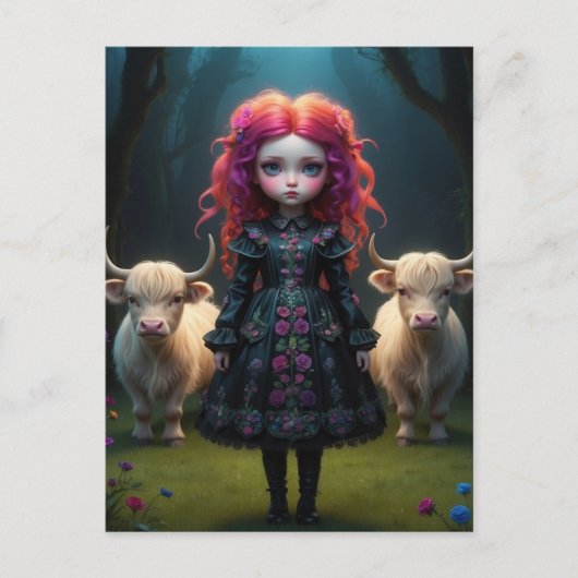 Jeune fille écossaise  ポストカード (正面)