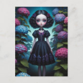 Jeune fille - Hortensia ポストカード (正面)