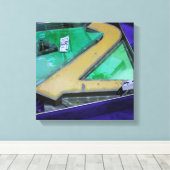 Jeux de建築メタル文字ボックスキャンバス キャンバスプリント (インサイチュ (ウッドフロア))