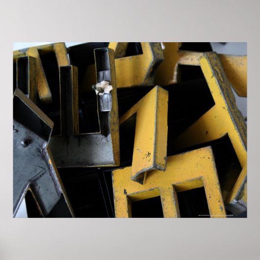 Jeux de建築建物のゲームレターポスター ポスター (正面)