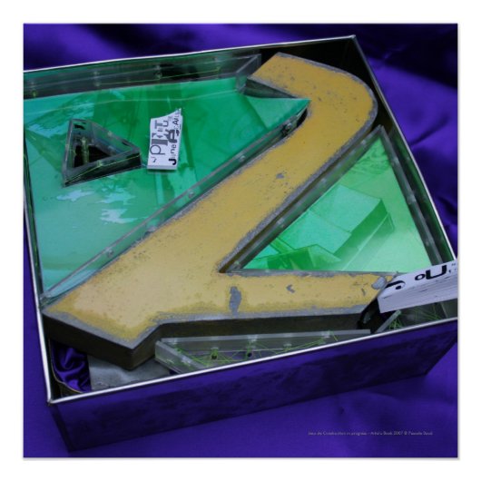 Jeux de建築Metal Letters Boxesポスター ポスター (正面)