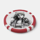 Jeux de cartes ポーカーチップ (シングル)