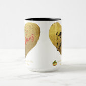 Jevaysコンボクリスマスハートマグカップ マグカップ (中央)