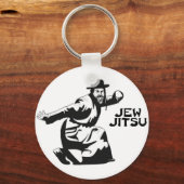 Jew Jitsuキーチェーン |ユダヤバー(ユダヤ教の)バル・ミツバーギフト キーホルダー (正面)