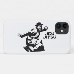 Jew Jitsu iPhoneケース ユダヤバー(ユダヤ教の)バル・ミツバーギフト iPhone 11 ケース