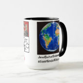 JewBahaiScientChristianHinduWiccadistの休日のマグ マグカップ (正面右)