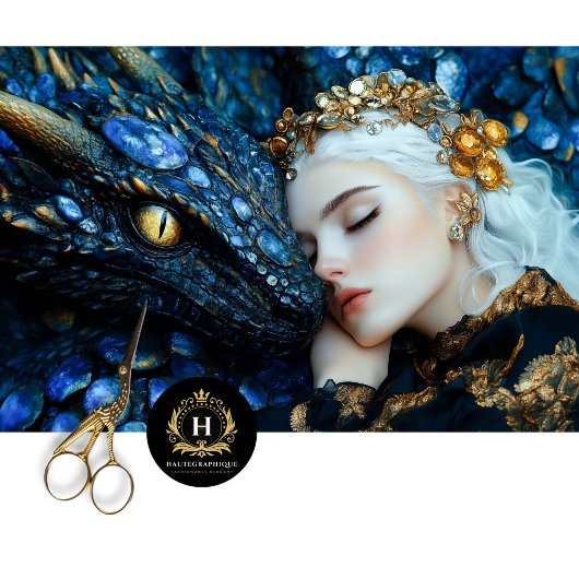 Jewel Blue Dragon & Queen 薄葉紙