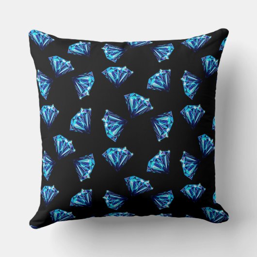 Jewel Design Throw Pillow クッション (裏面)