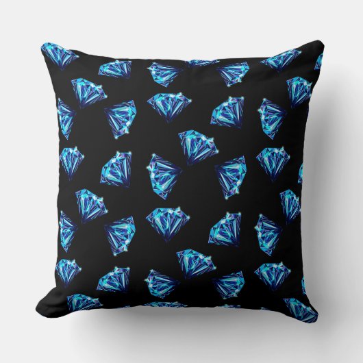 Jewel Design Throw Pillow クッション (正面)