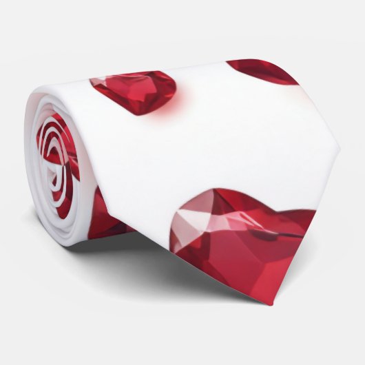 Jewel Heart Neck Tie ネクタイ (ロール)