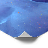 Jewel Tone Fluid Resin Nebula Glow ポスター (角)