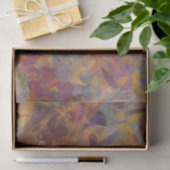 Jewel-Toned Floral Tissue Paper Purple Pink Gold 薄葉紙 (ギフト)