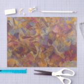 Jewel-Toned Floral Tissue Paper Purple Pink Gold 薄葉紙 (クラフト)