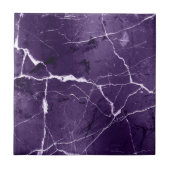 Jewel Tones Marble Amethyst Purple ID1288 タイル (正面)