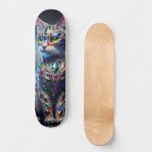 Jeweled Cat Skateboard スケートボード (正面)