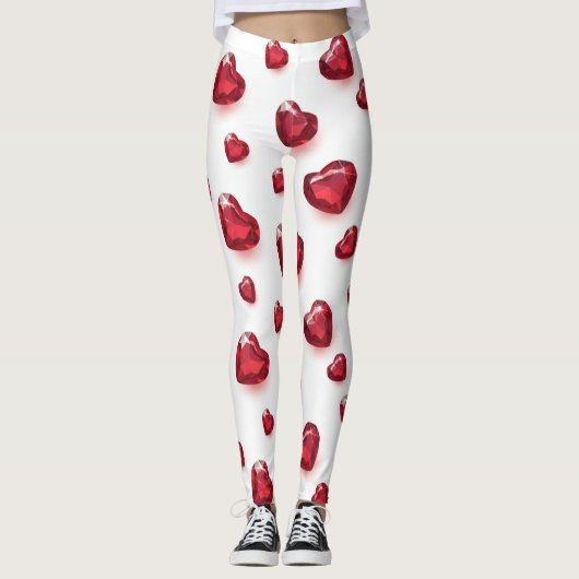 Jeweled heart Leggings レギンス (正面)