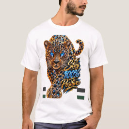 Jeweled Leopard 100% Positive Tシャツ