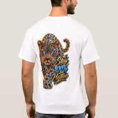Jeweled Leopard 100% Positive Tシャツ (裏面)
