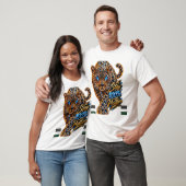 Jeweled Leopard 100% Positive Tシャツ (ユニセックス)