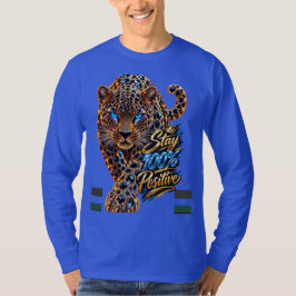 Jeweled Leopard 100% Positive Tシャツ