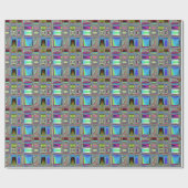 Jewelee Shineyのモザイク芸術 ラッピングペーパー (フラット)