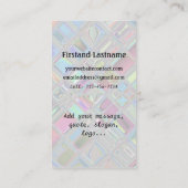 Jewelee Shineyのモザイク芸術 名刺 (裏面)