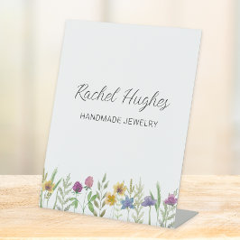 Jeweler Floral Display  台座サイン