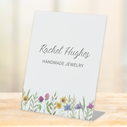 Jeweler Floral Display  台座サイン