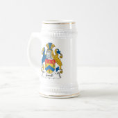 Jewellの家紋 ビールジョッキ (正面左)