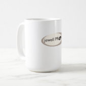 Jewell PRのクリエイティブサービス コーヒーマグカップ (正面左)