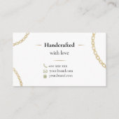 Jewelry Maker Business Card 名刺 (裏面)