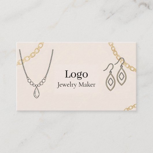Jewelry Maker Business Card 名刺 (正面)