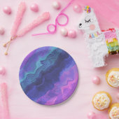 jeweltone agate グラデーション : ペーパープレート (パーティー)