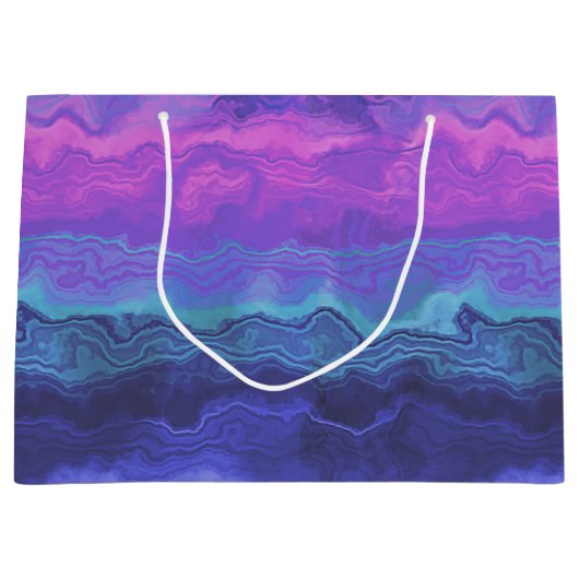 jeweltone agate グラデーション : ラージペーパーバッグ (正面)