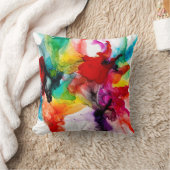 Jeweltone Prism – 水彩 クッション (ブランケット)