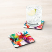 Jeweltone Prism – 水彩 コースター (右側)