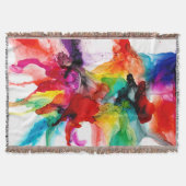 Jeweltone Prism – 水彩 スローブランケット (正面)