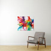 Jeweltone Prism – 水彩 タペストリー (インサイチュ(横))